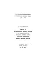 The Christian education program at Whites Chapel Methodist Church 1961-1962, 1962