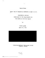 Mark's use of parables as revealed in Mark 4:10-12, 1969
