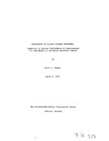 Ministries in college student personnel, 1976