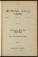 Morehouse College Catalog, 1941-1942