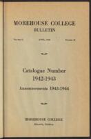 Morehouse College Catalog, 1943-1944