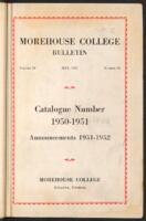Morehouse College Catalog, 1951-1952