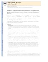 Predictors of Repeat Chlamydia trachomatis and/or Neisseria gonorrhoeae Infections Among African-American Adolescent Females
