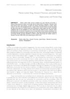 Beloved Community: Martin Luther King, Howard Thurman, and Josiah Royce