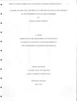 I am her and she is me: The impact of the race of female role models on the performance of in-group members