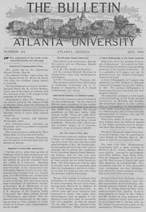 The Bulletin of Atlanta University, May 1906 no. 164, Atlanta, Georgia