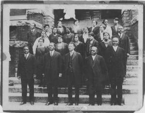 Photograph of the Morris Brown College Faculty, Atlanta, Georgia, circa 1920-1925