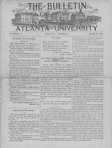 The Bulletin of Atlanta University, March 1892 no. 35