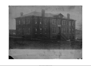 Photograph of Knowles Industrial Building at Atlanta University, Atlanta, Georgia, circa 1884