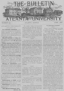 The Bulletin of Atlanta University, June 1897 no. 84, Atlanta, Georgia