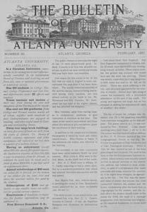 The Bulletin of Atlanta University, February 1897 no. 80, Atlanta, Georgia
