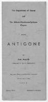 Antigone Program, May 9-11, 1963