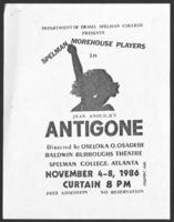 Antigone, November 4-8, 1986