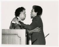 Dr. Johnnetta Betsch Cole Receiving American Woman Award, September 18, 1990