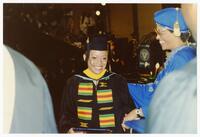 Johnnetta B. Cole with Student, 1991