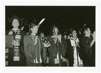 Commencement 1995 Graduates Clapping