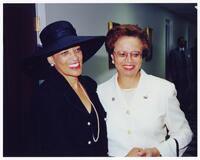 Johnnetta B. Cole and Audrey F. Manley, 1999