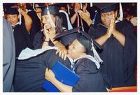 Commencement 2000 Graduates Embracing