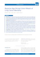 Bayesian Age-Period-Cohort Model of Lung Cancer Mortality