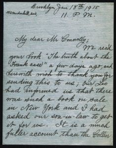 the Leo Frank Exhibit Collection