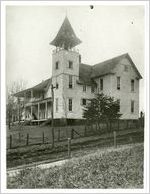 Photograph of high school building, Dahlonega, Georgia, c. 1900