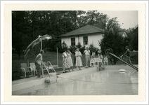 Photograph of Business and Professional Women's Club meeting, Dahlonega, Georgia, 1955 July