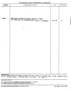 Panama Canal Fireside Chat - 2/1/78 [1]
