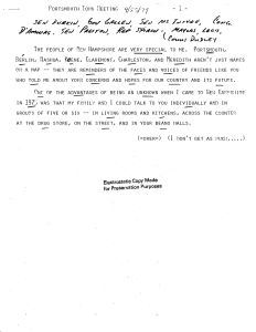 President’s Trip to New York and New Hampshire, 4/25/79 [2]