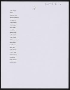 Letters, Court Strays-B1-1797-1799