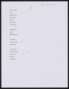 Letters, Court Strays-B1-1797-1799