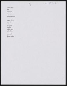 Letters, Court Strays-B1-1797-1799