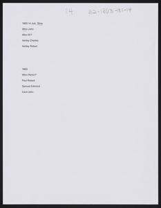 Letters, Court Strays-B2-1802-1803