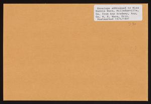 Letters, Court Strays-Various