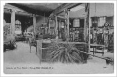 Postcard of Interior of Free Public Library, East Orange, NJ