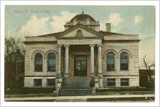 Postcard of Gallon, O. Public Library