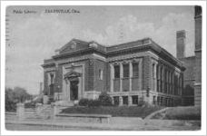 Postcard of Public Library. Zanesville, Ohio