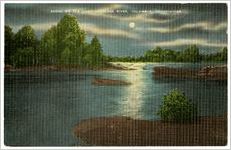 Postcard of Scene on the Chattahoochee River, Columbus, GA