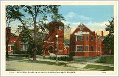 Postcard of Trinity Episcopal Church and Parish House, Columbus, GA