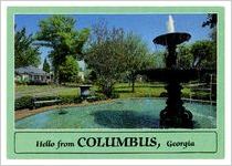 Postcard Hello from Columbus, GA