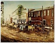 Postcard of Eleventh and Broad Downtown Columbus in 1895