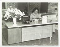Photograph of Mildred L. Terry at the Fourth Avenue Library, Columbus, Georgia