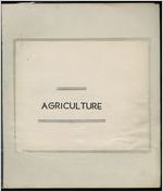 Scrapbook, Clarkesville, Habersham County, Georgia, 1950: chapter heading on agriculture