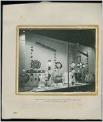 Photograph of window exhibit of home demonstration club activities, Clarkesville, Habersham County, Georgia, 1950 May