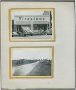 Photographs of scenes from town storefront and a local road, Clarkesville, Habersham County, Georgia, 1950