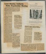 Newspaper clippings of civic improvements and participation in the Champion Home Town Contest, Clarkesville, Habersham County, Georgia, 1950