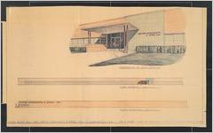 Architectural drawing of United Merchants and Manufacturers plant, Clarkesville, Habersham County, Georgia, 1950