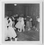 Photograph of boys and girls dancing together, Clarkesville, Habersham County, Georgia, 1953