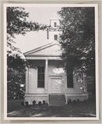 Photograph of the exterior of a church, Clarkesville, Habersham County, Georgia, 1953