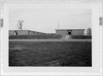 Photograph of the exterior of an unidentified building, Clarkesville, Habersham County, Georgia, 1953