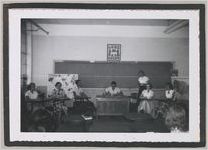 Photograph of students working in a classroom, Clarkesville, Habersham County, Georgia, 1950
